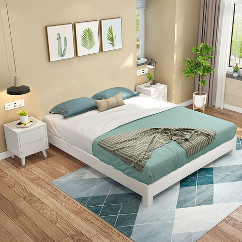 Современный и минималистичный скелет из натурального дерева для кровати, татами, делается под заказ