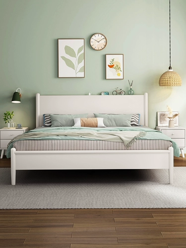 Современная и минималистичная белая мебель из натурального дерева для двоих, скандинавский стиль