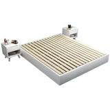 Нордическая сплошная деревянная полка татами без кровати без кровати, короткая кровать, современная минималистская обычая, развратная кровать на полу