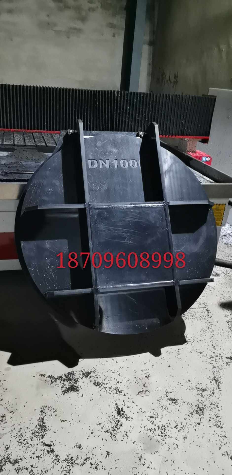 Factory direct selling plastic round door HDPE door anti-corrosion anti-inverted composite material door