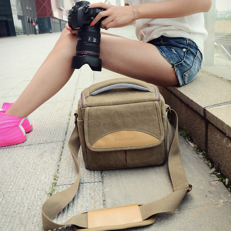 Camera bag suitable for Canon men and women SLR single shoulder photography bag 700D600D650D750D200D850D