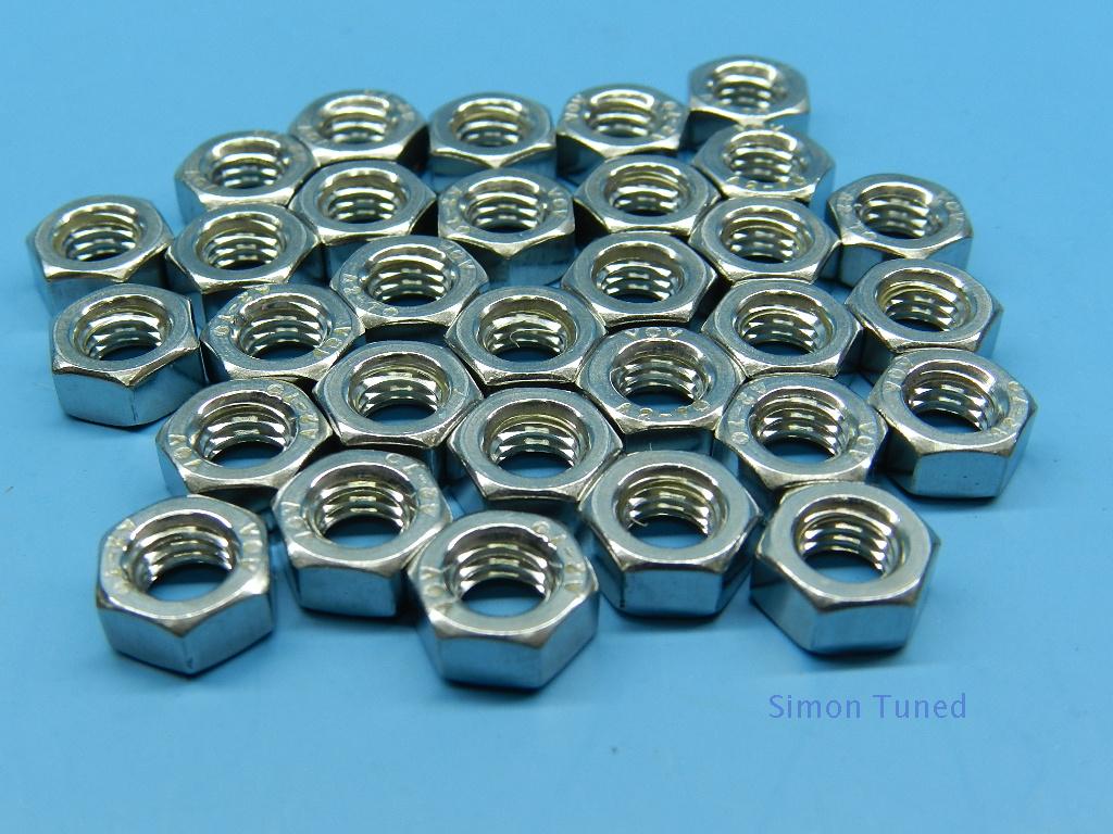 M3-M8 Stainless Steel 316 Hex Nut Nut