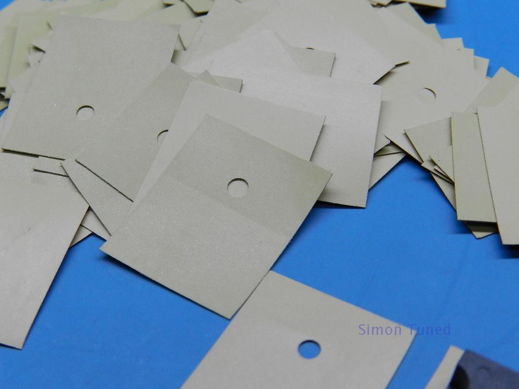 American Sil Pad K10 Insulation spacer thermally conductive insulating sheet TO-3P3 with 22 * 28mm