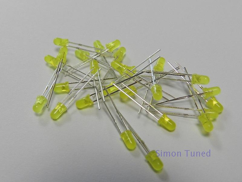 3mm LED Yellow 1 8-2V