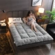 Sherpa dày nệm pad trên cửa giường chăn nệm đơn đôi futon bunk ký túc xá - Nệm