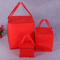 Spot upscale red insulated bag non-woven cake insulated bag 6 8 10 12 inch