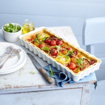 Emile Henry Nordic colored ceramic rectangular baking dish oven roast baking plate household