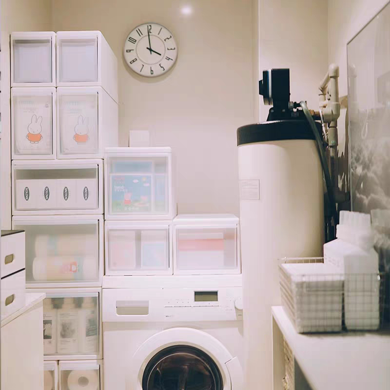 Japanese import like it containing box drawer-type containing box finishing box wardrobe storage cabinets can be stacked