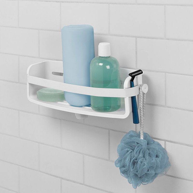 Canada umbra SHELF MAKEUP ROOM TOILET FREE NAIL CONTAINING LAYER RACK BATHROOM ADSORPTION TYPE BATHROOM RACK FREE FROM PUNCHING