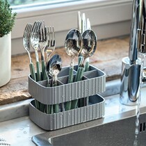 Italy Guzzini Cutlery Drain Containing Box Multifunction Chopstick Spoon Cutlery Resin Classified Kitchen Chopstick Cylinder