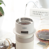 Canadas Utillife free filter paper coffee filter screen stainless steel anti-dust drip-type hand punching cup coffee appliance