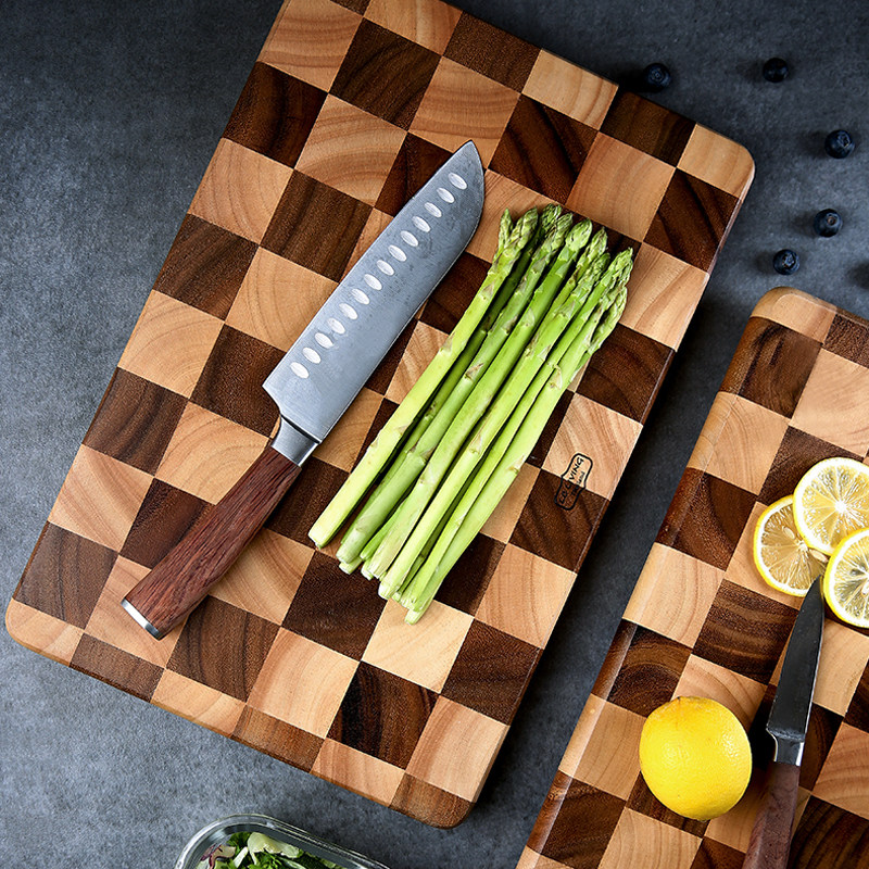 Thai Lcliving import phase Siki Chessboard Grice Chopping Block Not Easily Mouldy Thickened to enlarge cutting board