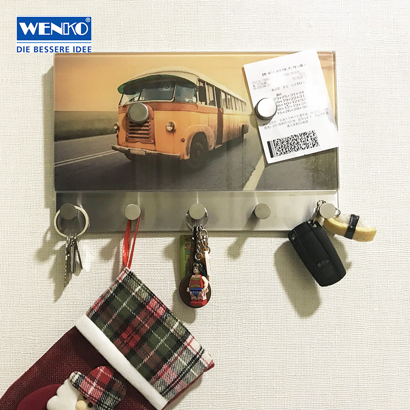 Germany imported Wenko keys to contain board creative multi - functional memoir of iron - suction slab hanging walls