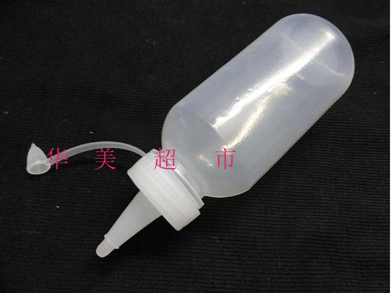100ML points glue bottle plastic bottles Even cap glue jug Glue Pot Tips Mouth Jug Small Oil Pot Industrial Alcohol Bottle