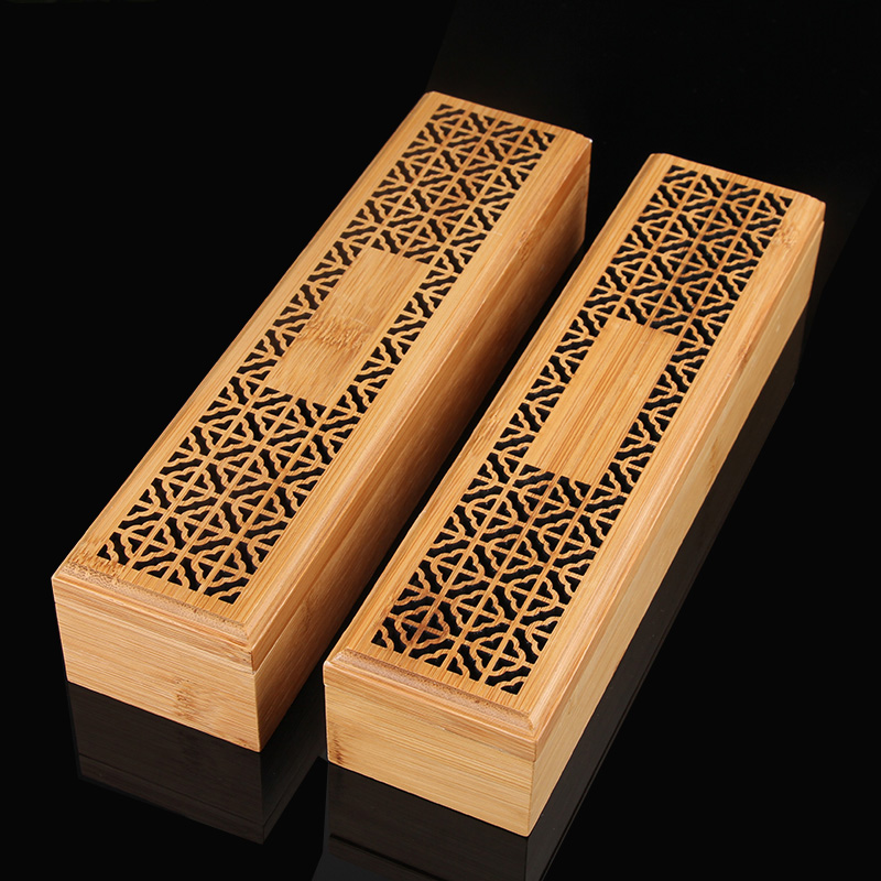 Nanzhu Bilayer Drawer Wire Incense Box Home Sink Incense Wire Incense Stove Chinese Hollowed-out Classical Incense Stove Can Carve Logos