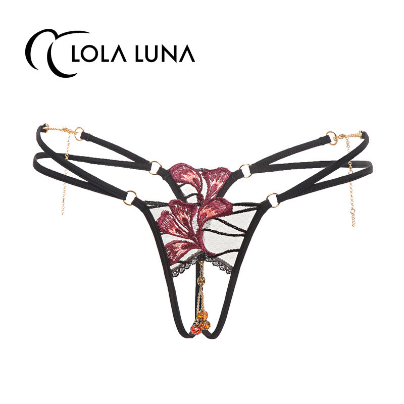 French lace fabric panties night queen] seamless butt-lifting skin-friendly underwear women