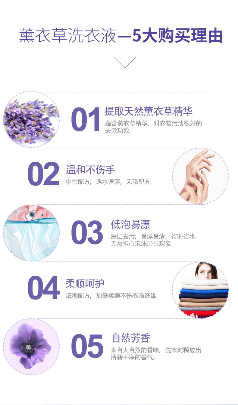薰衣草香大桶洗衣液 十斤装 图7