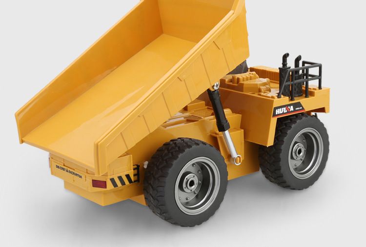 Huiner sạc không dây năng động điều khiển từ xa hợp kim máy xúc dump xe tải jeep con cậu bé đồ chơi xe tải