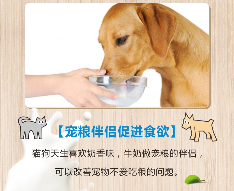 New Zealand Zealand Pet Snacks Sữa tươi Thực sự Chó con Chó Dinh dưỡng Chó Mèo Uống Sữa Phát triển - Đồ ăn vặt cho chó