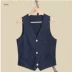 [Đặc biệt hàng ngày] Áo vest bằng vải cotton và vải lanh mùa hè mỏng mỏng giản dị nghệ thuật áo vest nam - Áo vest cotton các kiểu áo ghi lê nam Áo vest cotton
