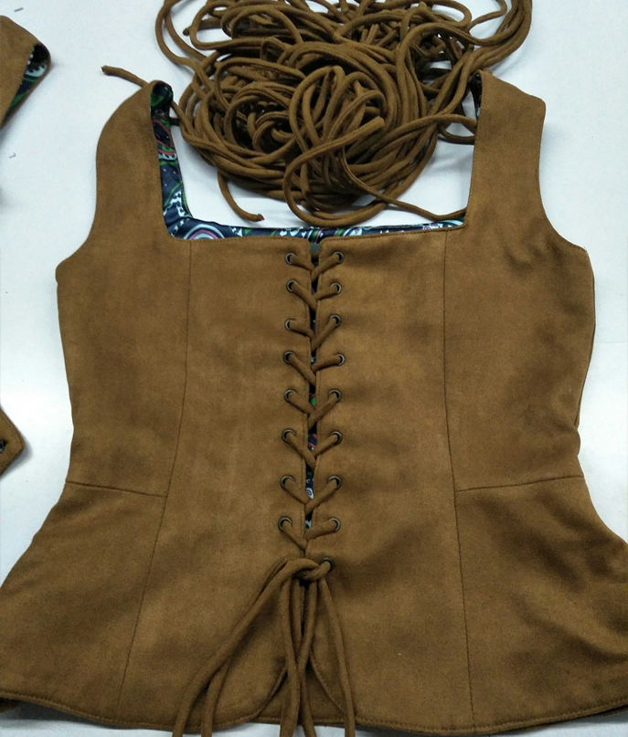 [Đặc biệt hàng ngày] mới mùa xuân và mùa thu Châu Âu và Hoa Kỳ gốc retro da lộn quảng trường cổ áo không tay vest vest các kiểu áo vest nữ hàn quốc
