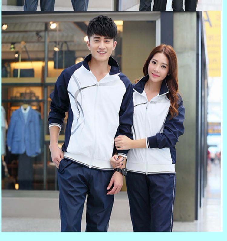 Trang phục thể thao nam và nữ phù hợp với mùa xuân và mùa thu Các cặp đôi chạy bộ ngoài trời mặc dài tay trung niên quần áo trung niên kích thước lớn chạy - Thể thao sau bộ thể thao nam đẹp