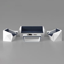 Paint Diamond office sofa business meeting hall office sofa reception area sofa coffee table combination