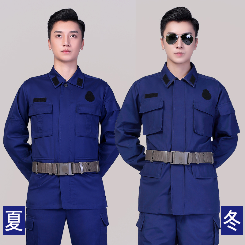 Summer training uniforms blue combat training uniforms winter training uniforms men