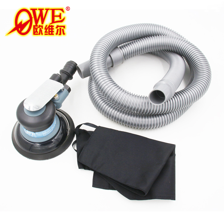 Auville OW-8217A with dust suction pneumatic sandpaper machine sanding grinding and grinding mill polished grinding machine