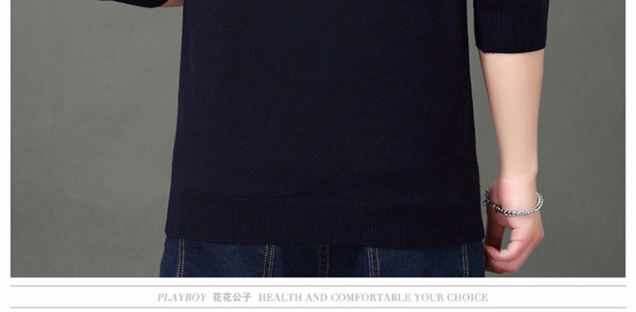 Áo len nam mùa xuân và mùa thu Áo len cổ chữ V dành cho người trung niên Dad Pack Loose Type Plus XL Sweater áo khoác nam cao cấp