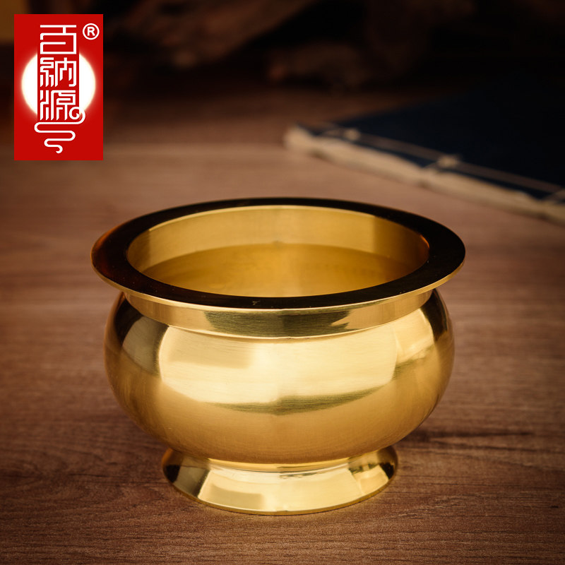 100 natto incense stove brass stove Caixie with incense burning incense for the Buddha Home Interior for Buddha Worship Buddha