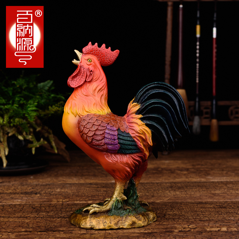 Banna source brass rooster decorations big rooster decorations brass painting housewarming gifts good luck