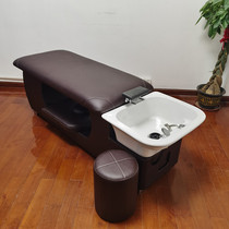Net Red Barber shop Thai shampoo bed hair salon dedicated high-end beauty salon Flushing bed can be equipped with water heater