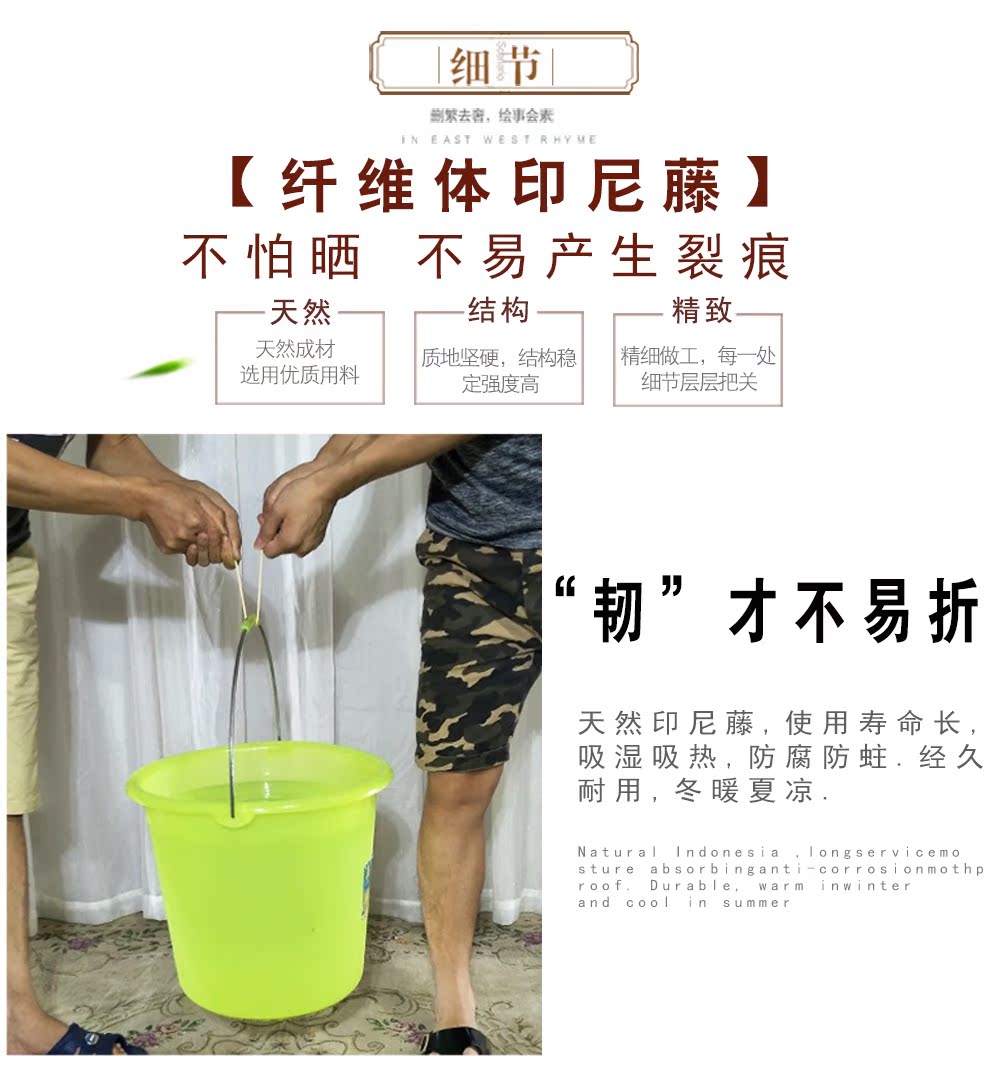 Wicker ghế ba mảnh ban công phòng khách tự nhiên mây thật ghế trở lại ghế mây ghế tre vườn ngoài trời bàn ghế ghế sắt ngoài trời
