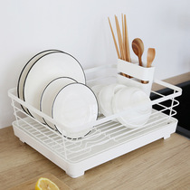 Drain bowl rack Kitchen dish rack Drain rack Plate storage Household bowl sink rack Chopsticks water filter rack