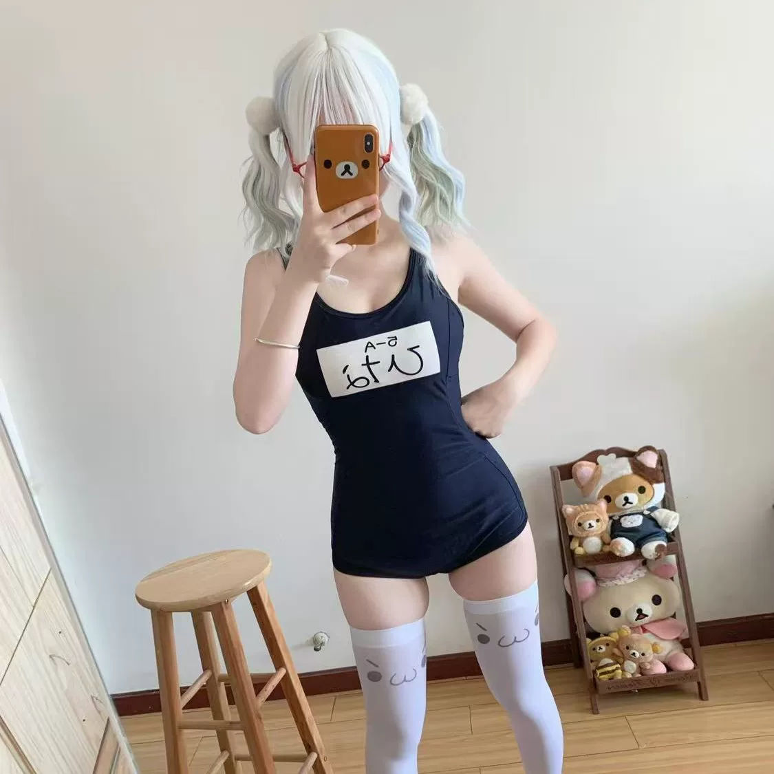 Origami, sexy swimwear for students for swimming, cosplay, tight