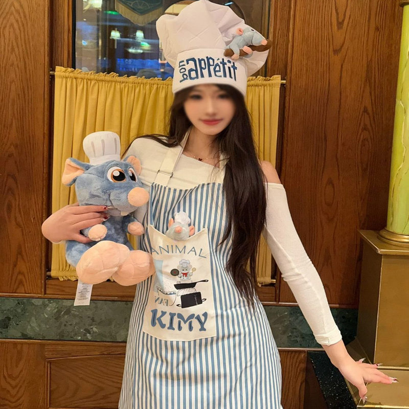 Ratatouille Cosplay Apron Chef Uniform Chef Hat Magnetic Pendant Hairpin Headband Doll Toy Clothes Ratatouille Cosplay Apron Chef Uniform Chef Hat Magnetic Pendant Hairpin Headband Doll Toy Clothes