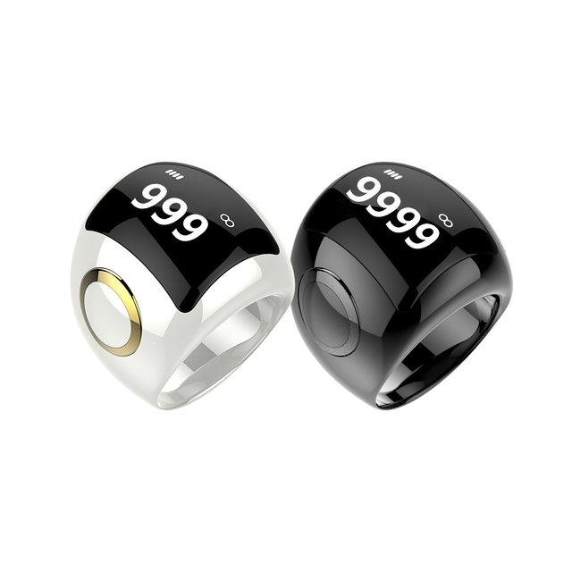 High-Quality Smart Ring Zinc Alloy Bluetooth Ring Step Counter Waterproof Data Permanently Stored Smart Ring
