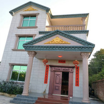 GRC Roman column European-style component top flower prefabricated cast-in-place building cement products ABS plastic steel doors and windows mountain flower mold