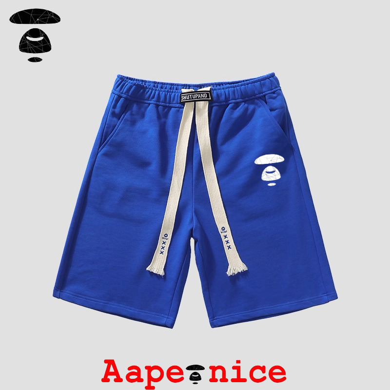 Aape Wtaps Klein Blue Shorts Men's Sports Loose Summer American High Street Boys' Trendy Brand Five-Point Shorts