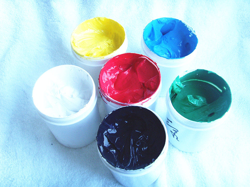 Water-based ink, environmentally friendly carton wooden box, wall paint, parking space graffiti, screen printing, 13 yuan per kilogram - Taobao