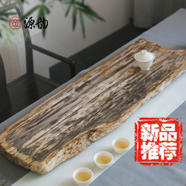 Source Rhyme Natural Whole Wood Fossil Tea Tray Size Number Home Stone Tea Sea Minimalist Art Great Stone Tea Table