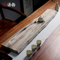 Source rhyme whole block large number wood fossil tea tray stone tea table home drain tea sea wood fossil power tea furniture
