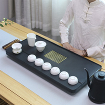 Wujin Stone Tea Plate Water Storage Dry Bubble Household Simple Tea Table Kung Fu Tea Set Whole Drawer Drawer Tea Sea