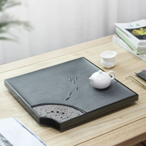 2021 new home Tea tray Small Ukkim tea tray Dry Bubble Taikongfu Tea Desk Drainage Dormitory Stone Tea Sea