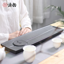 Genyun household trumpet Wujin Stone tea tray whole drainage household Stone tea set tray dry bubble tea table