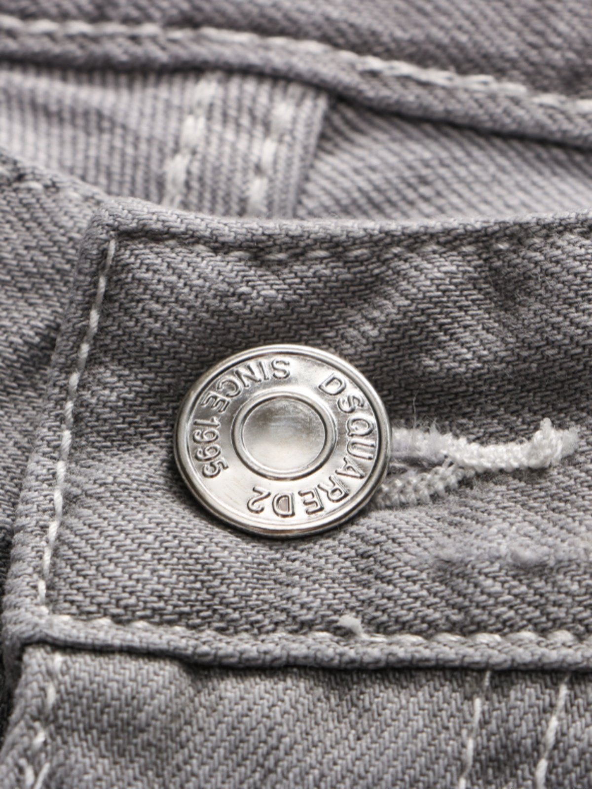 欧洲站新款烟灰色刀割破洞补丁乞丐牛仔裤男韩版潮流修身小脚裤子 3