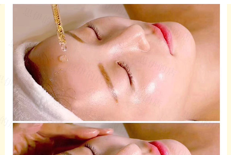 林 七七 Thái Lan đích thực DOCAY24k vàng Peptide tập trung lá vàng huyết thanh mặt Ampoules serum some by mi đỏ