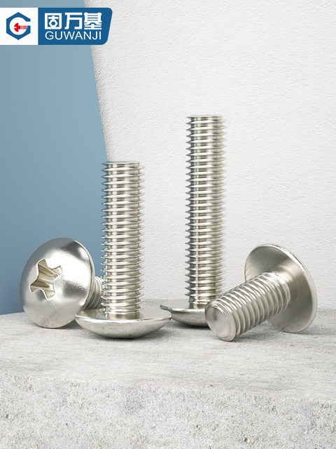 Cross large flat head screw bolt