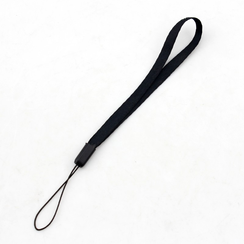 Flashlight with a black color hanging rope with a strong light flashlight with a rope tail rope